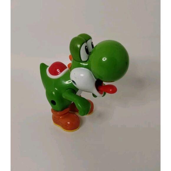 McDonalds Yoshi Super Mario Happy Meal Toy 2 Nintendo 2017 Tongue Sticking Out - Picture 3 of 5